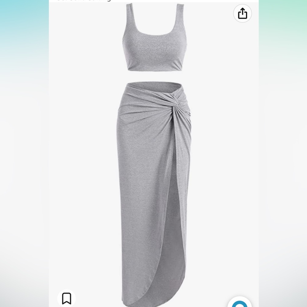 Brand new Zaful two piece set.